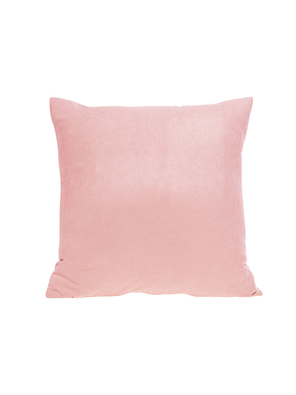 Panoroma Süet Dokulu Düz Punch (Panç) İçin Uygun Pastel Pembe 45X45 Dekoratif Kırlent Kılıfı-3