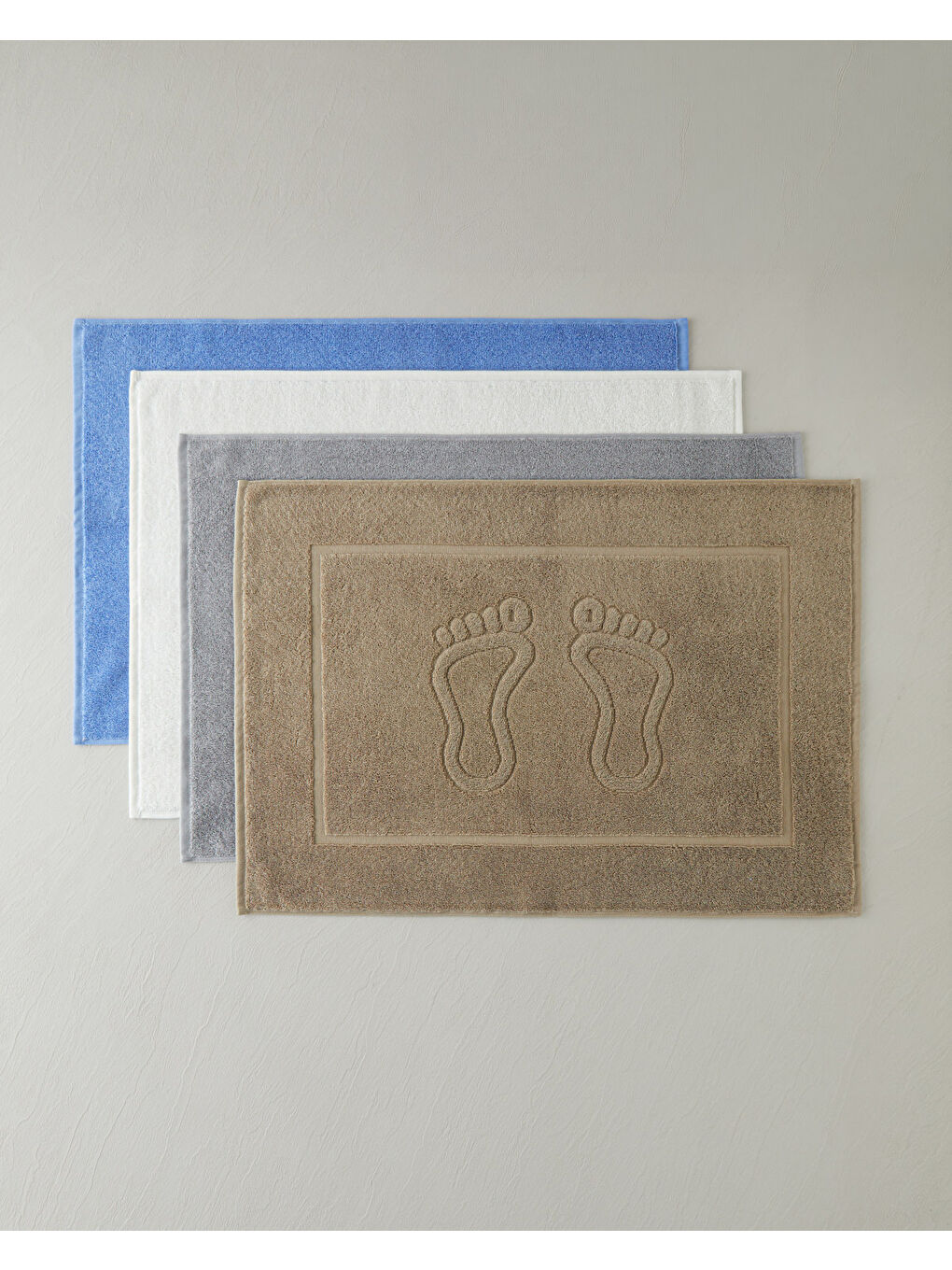 Soft Step Pamuk Ayak Havlusu 50x70 cm Bej-3