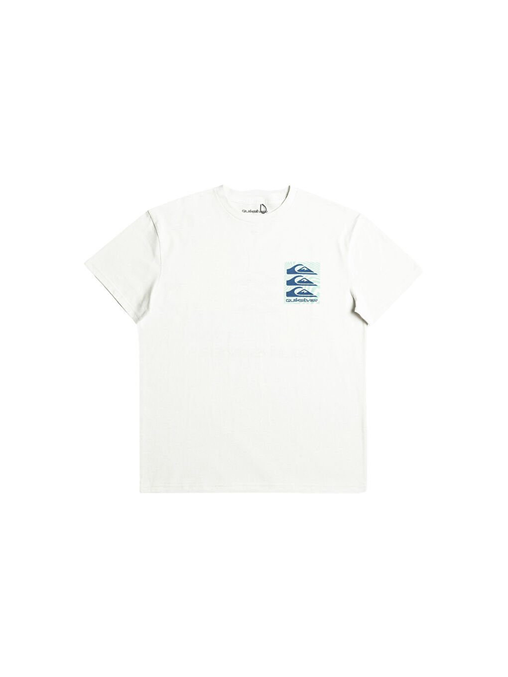 Warped Patterns Erkek Beyaz Tişört-1