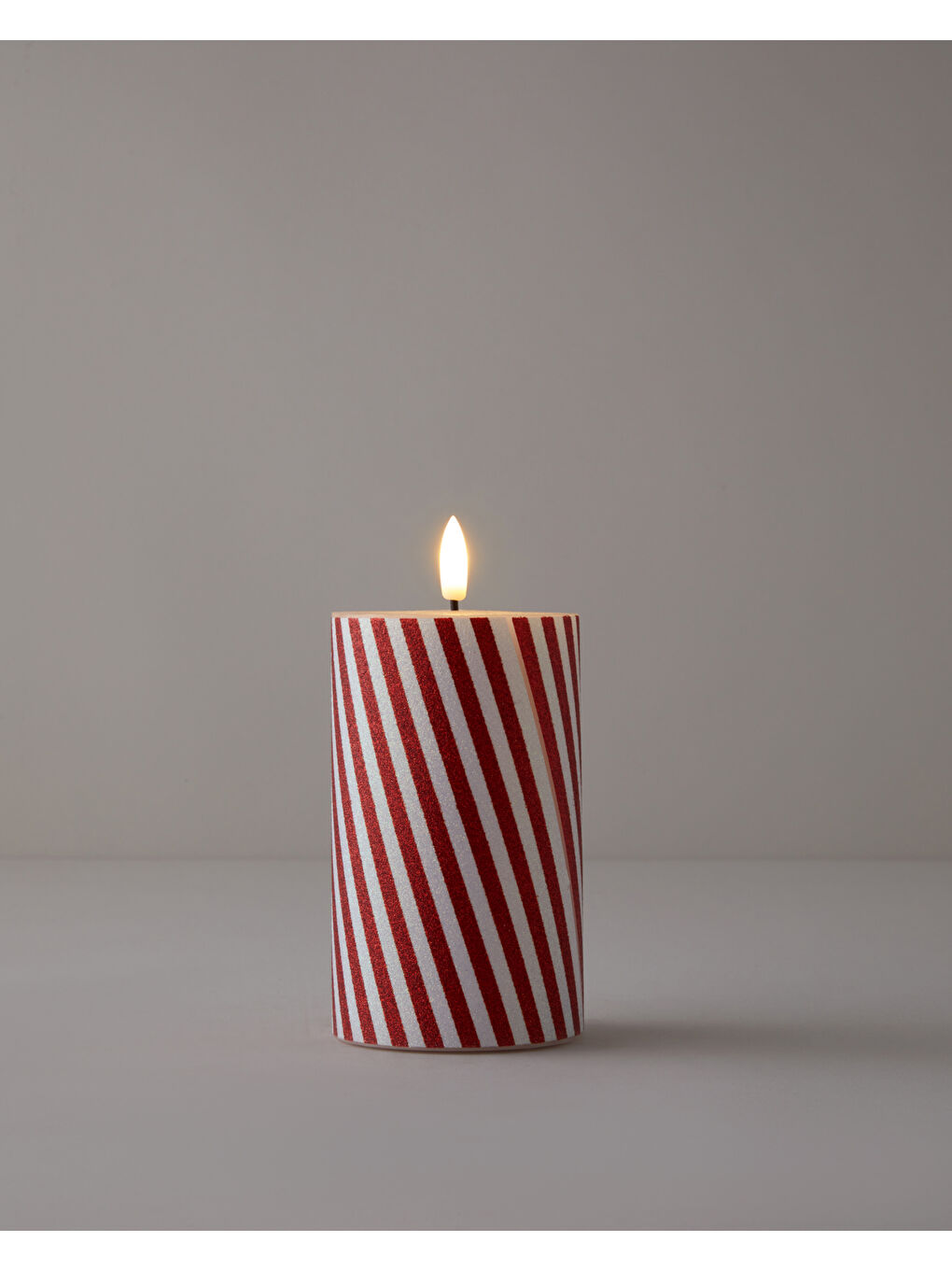 Laces Dekoratif Aydınlatma 12 cm Kırmızı - Beyaz-1