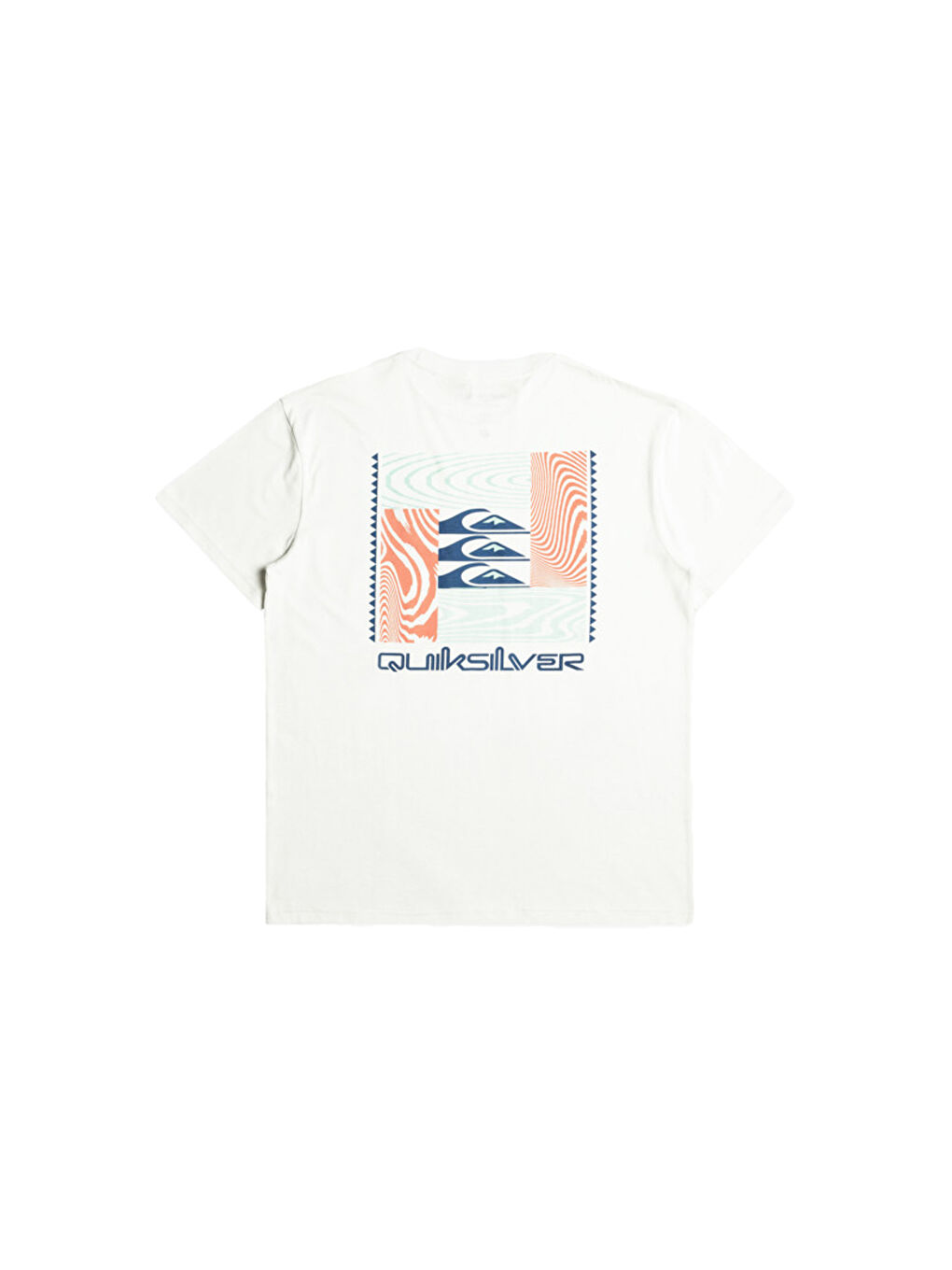 Warped Patterns Erkek Beyaz Tişört-2