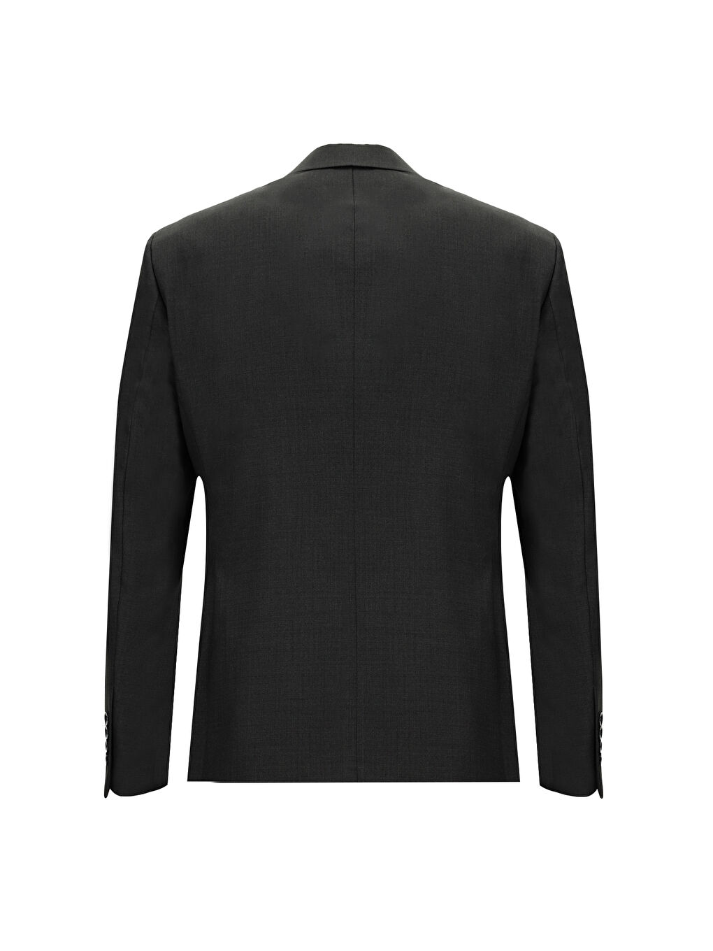 Gri Slim Fit Dar Kesim Kombinli Yelekli Takım Elbise-2