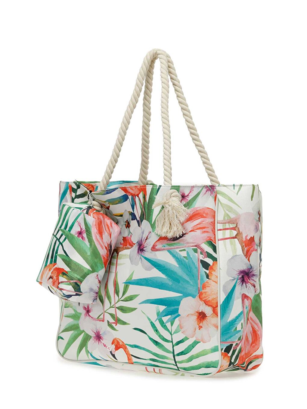 BIG BSK PLJ 5FX Pembe Kadın Plaj Çantası-1