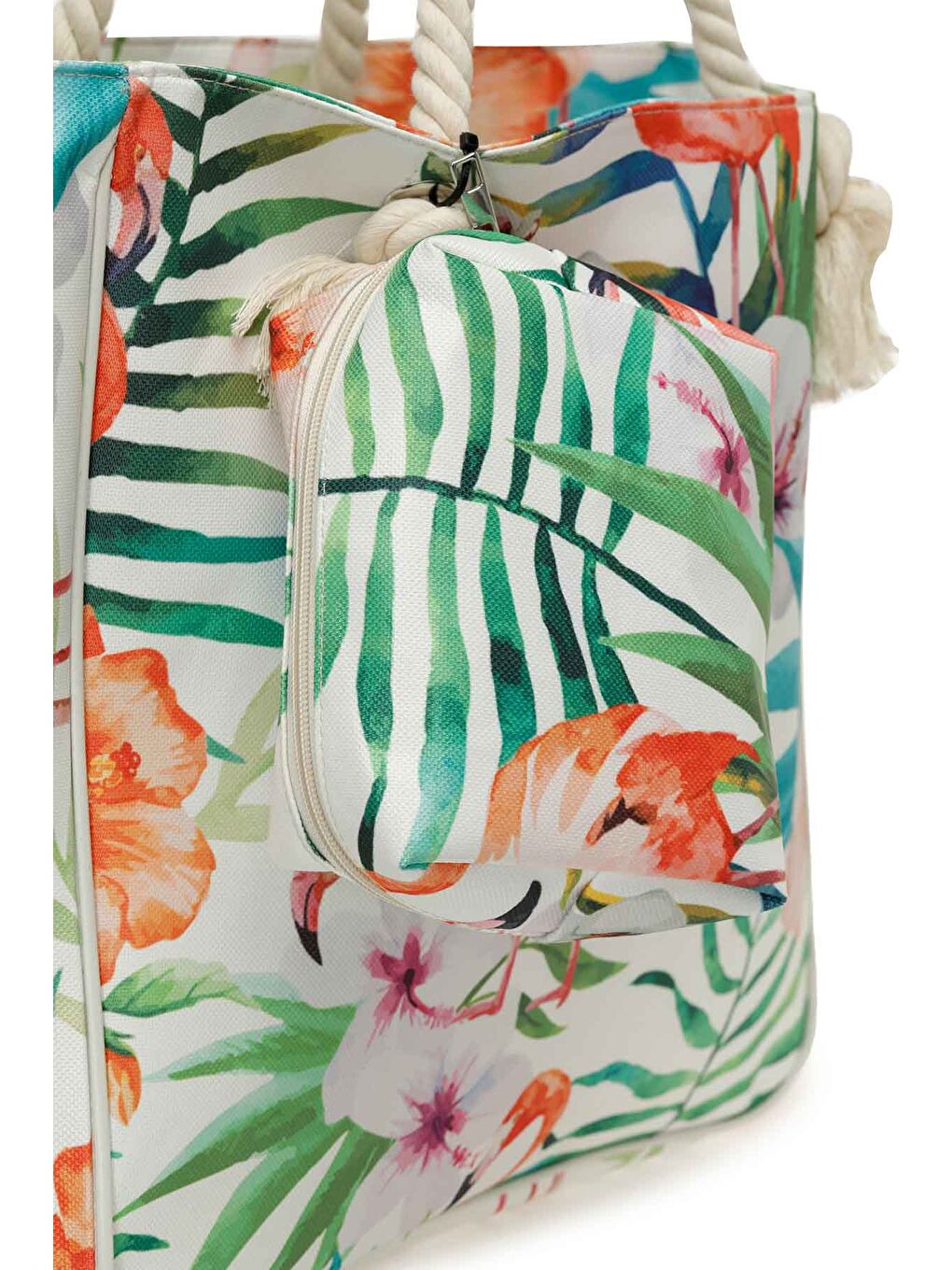 BIG BSK PLJ 5FX Pembe Kadın Plaj Çantası-3