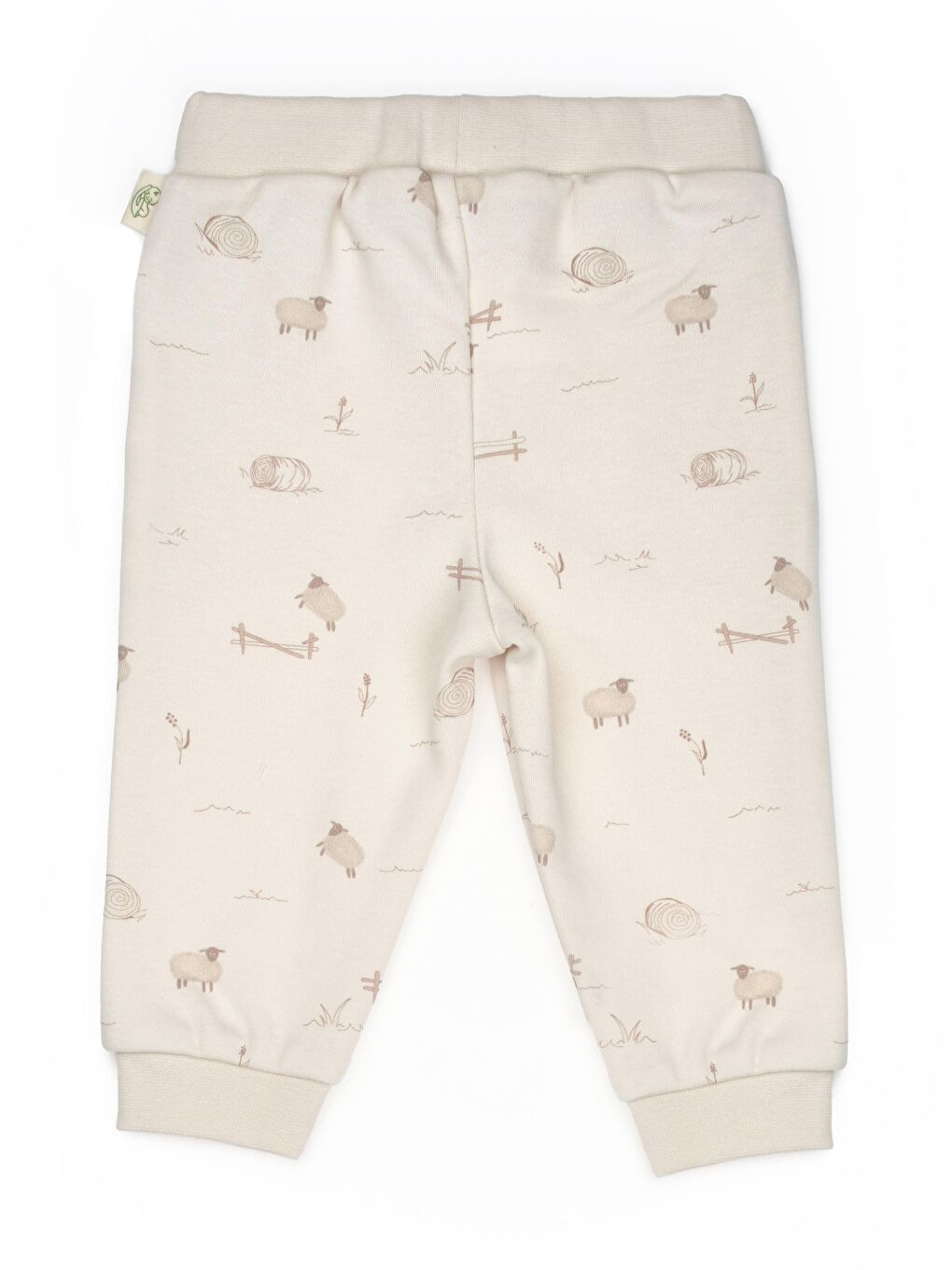 Ekru Bebek 2li Pantalon %100 Organik Pamuk , Bebek - Yenidoğan- csy8180-3
