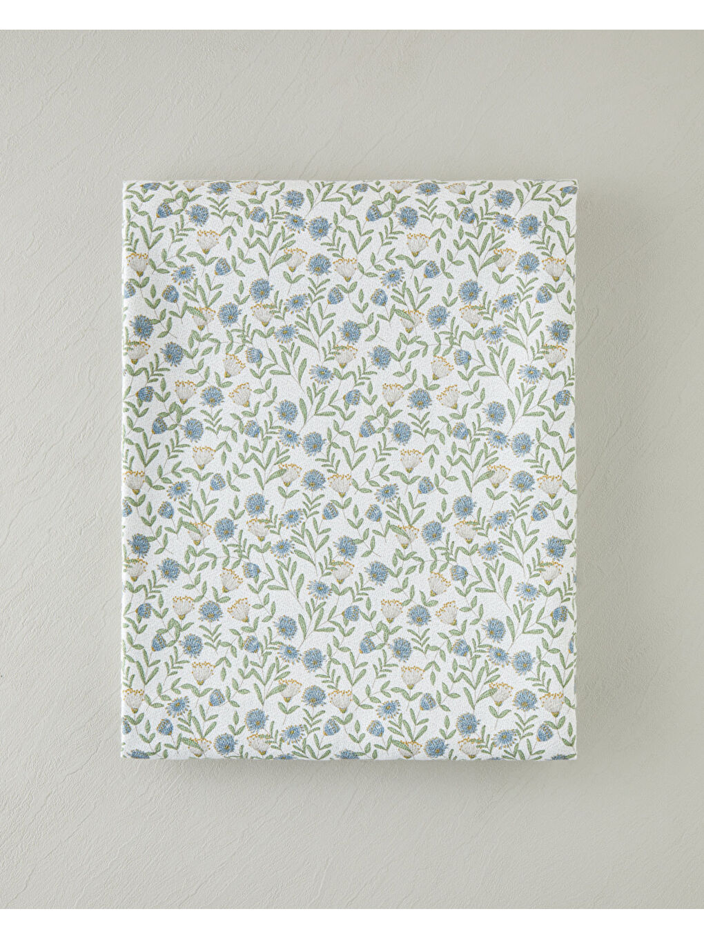 Botanica Baskılı Pamuklu Tek Kişilik Pike 150x220 cm Mavi-4