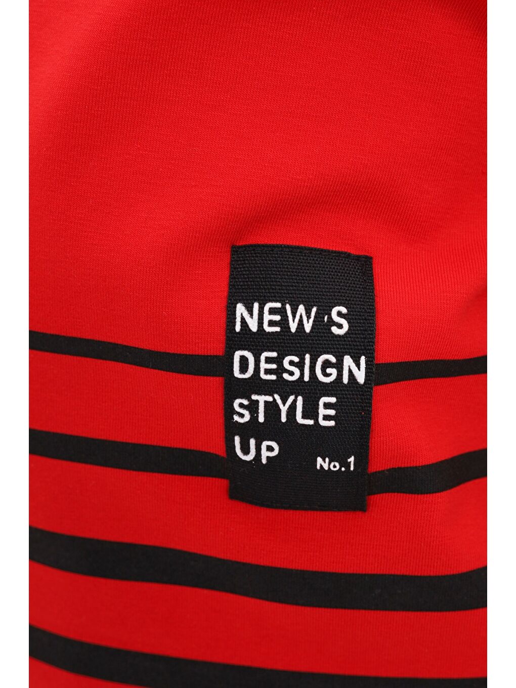 Kırmızı Kız Çocuk Baskılı Tişört-1