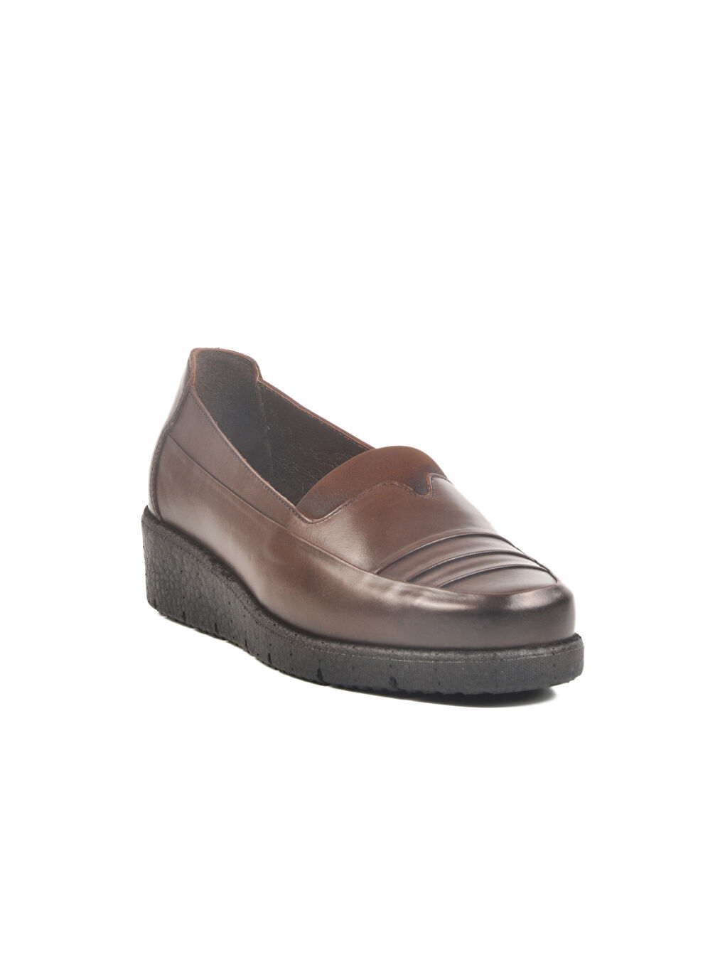 Kahverengi Kahve Anatomik Hakiki Deri Kadın Casual Ayakkabı BB0110 Z-2