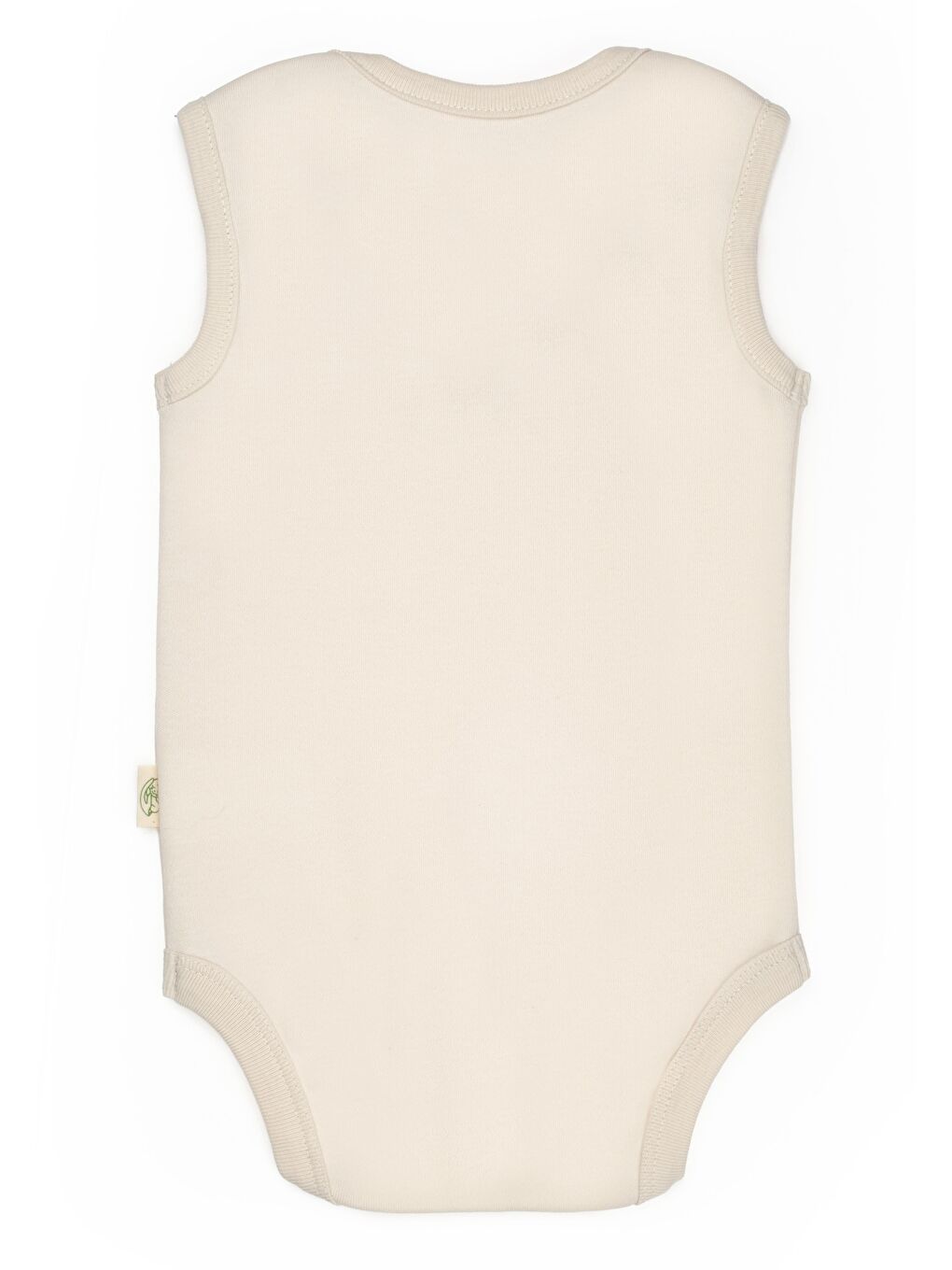 Ekru Bebek 2li Askılı Zıbın Body %100 Organik Pamuk - Bebek ve Yenidoğan Serisi - csy8175-3