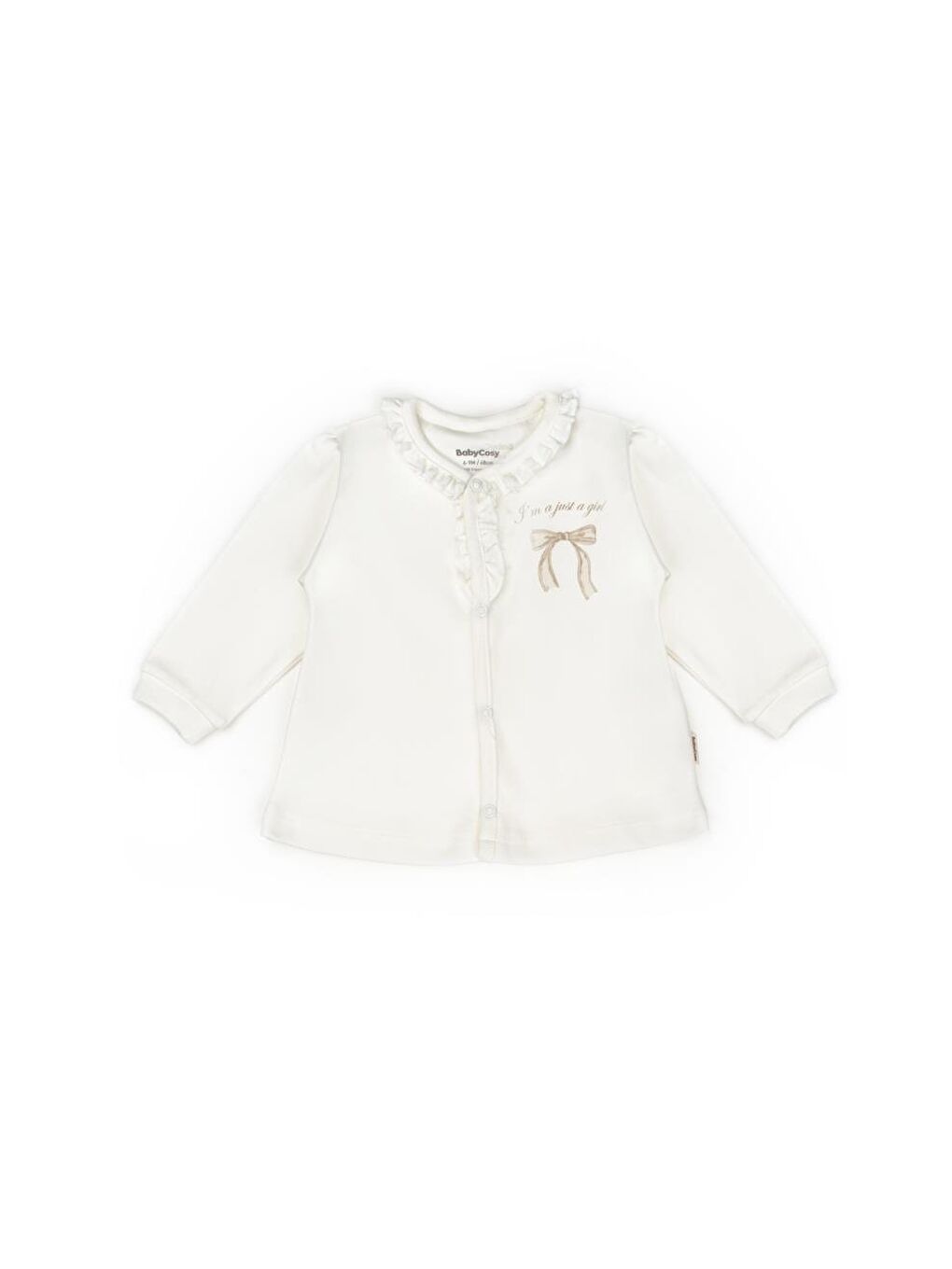 Bej Bebek Alt Üst Takım %100 Organik Pamuk , Bebek - Yenidoğan- csy8157-1