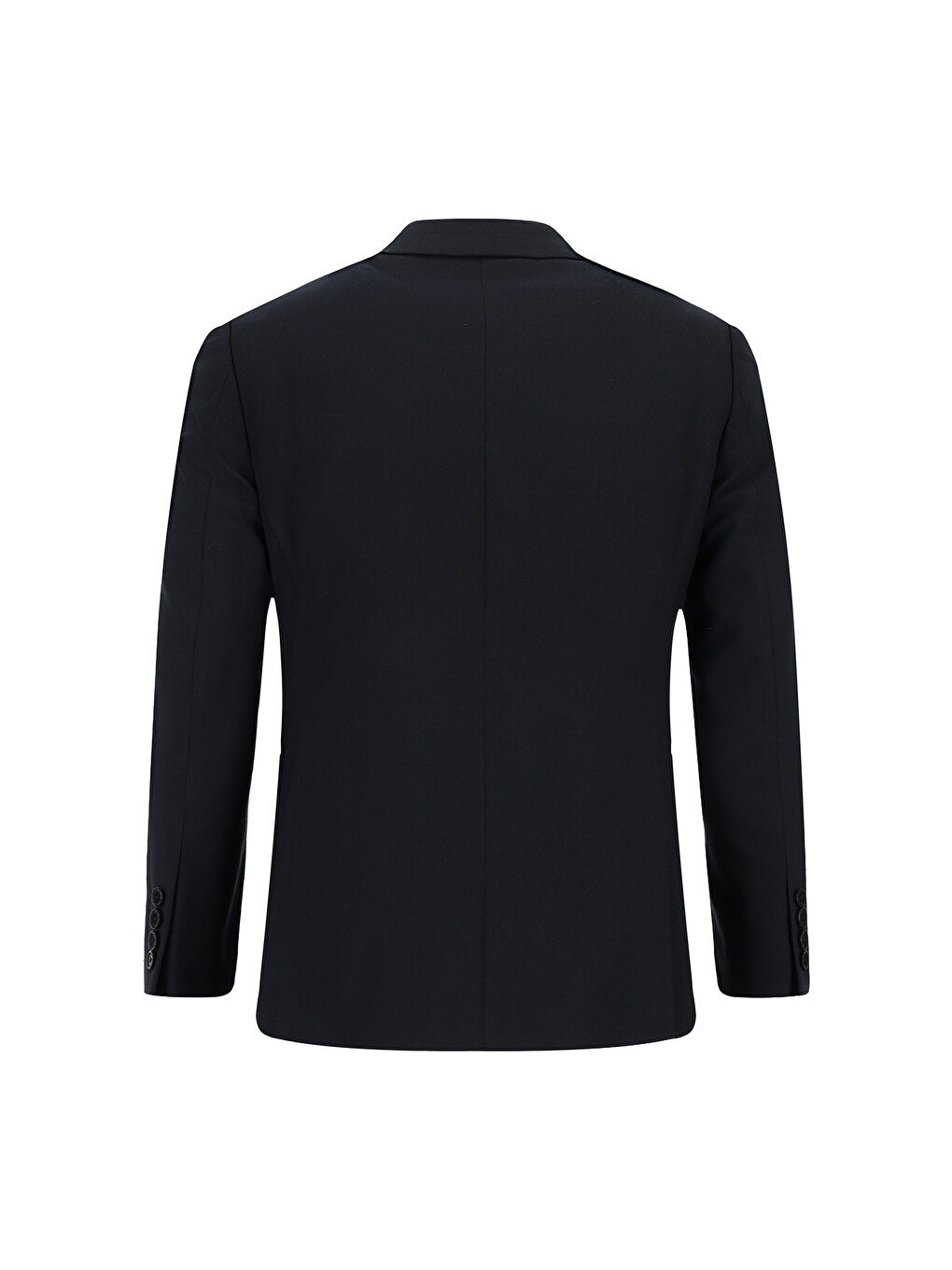Lacivert 7 Drop Slim Fit Dar Kesim Mono Yaka Elastanlı Düz Takım Elbise-5