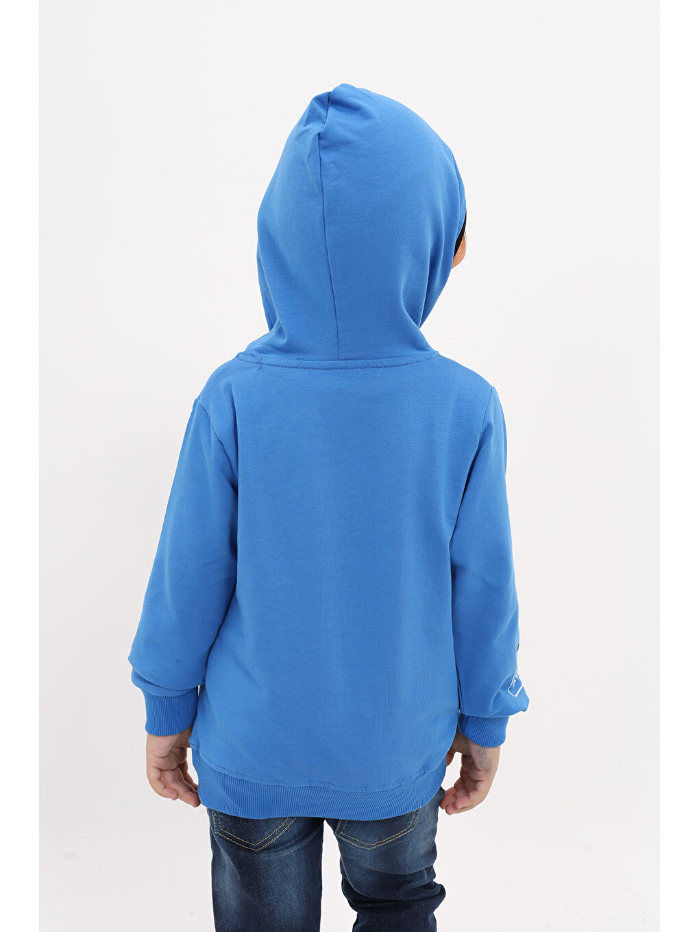 Mavi Erkek Çocuk Baskılı Sweatshirt-2