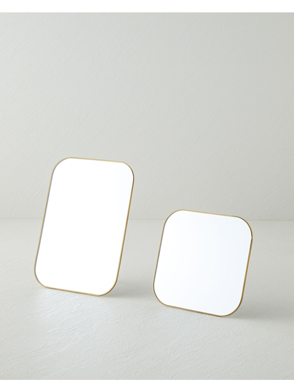 Sarı Calida Metal Ayna 22 cm Gold-3