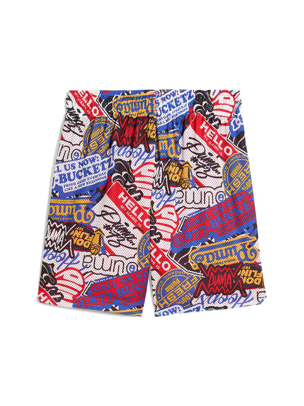 Kırmızı HooperHOTLINE Baskılı 7" Erkek Şort-1