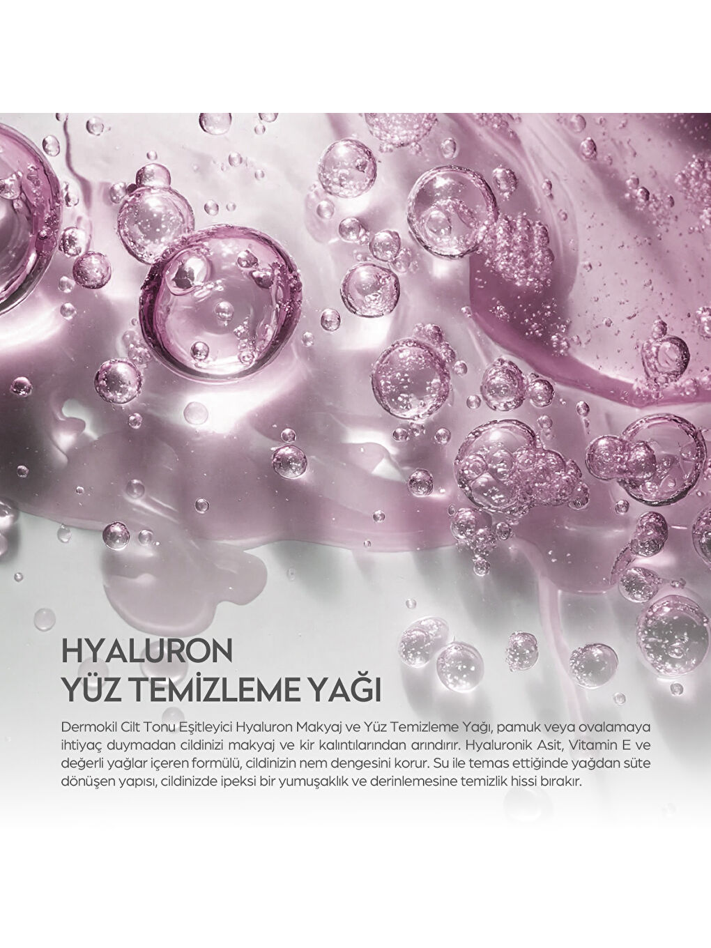 DERMOKIL Hyaluron Yüz Temizleme Yağı 150 ml - 2