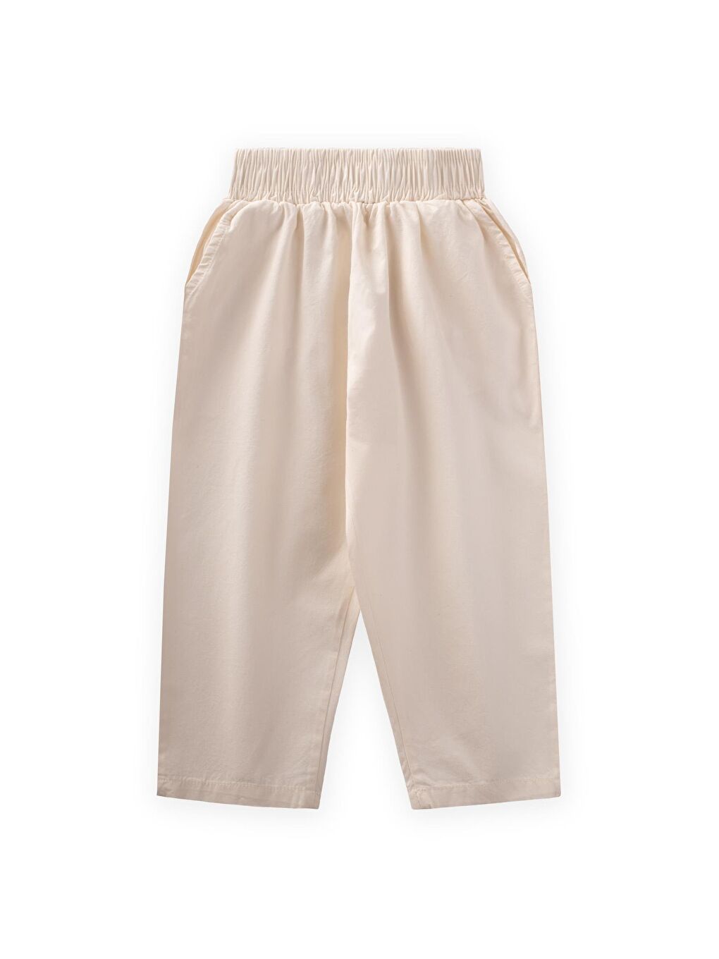 Ekru Kız Çocuk Pantolon