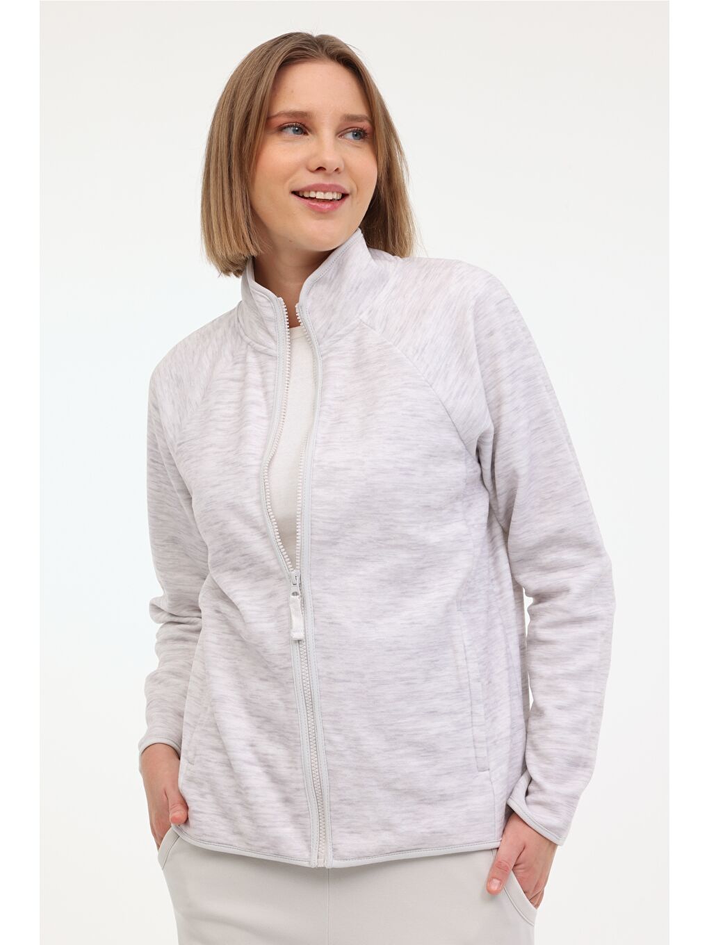 Gri WL JOYCE 7BT117 4PR GRI Kadın Polar