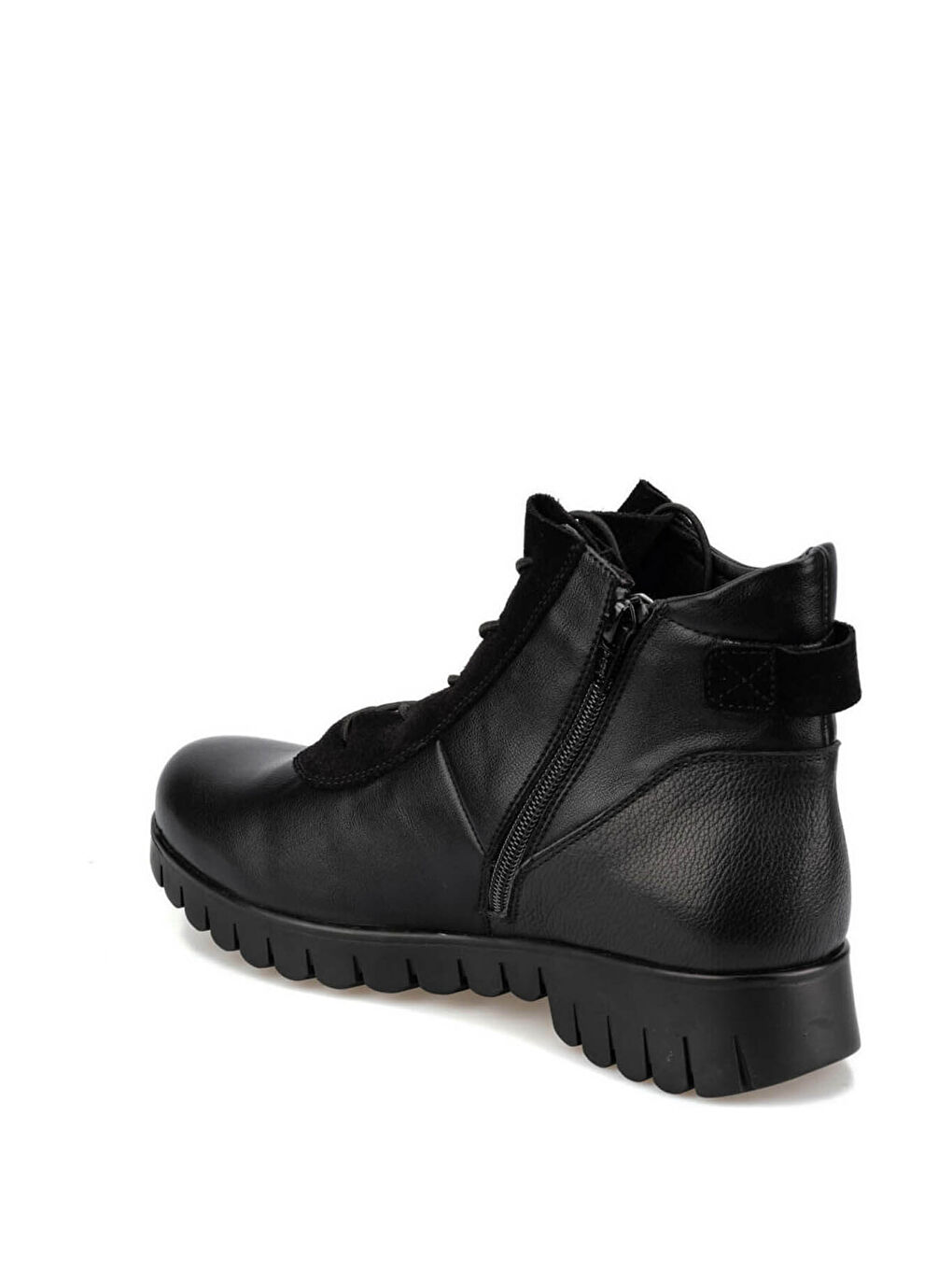 TRV920090 Siyah Kadın Rahat Ayakkabı-2