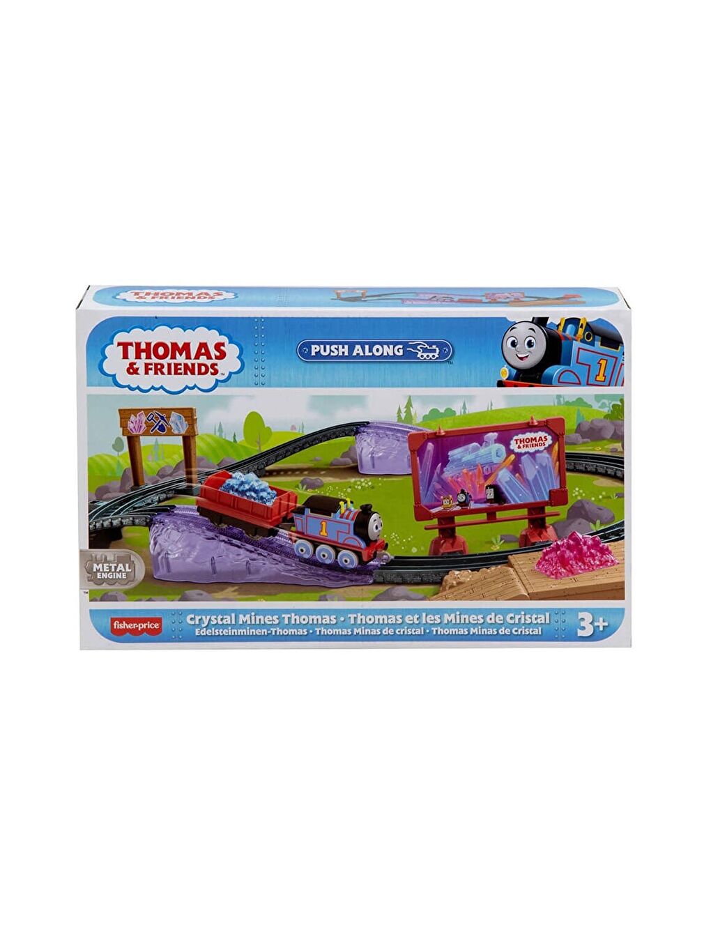 Thomas & Friends Karışık Thomas ve Arkadaşları Tren Seti Sür Bırak HGY83 - 3