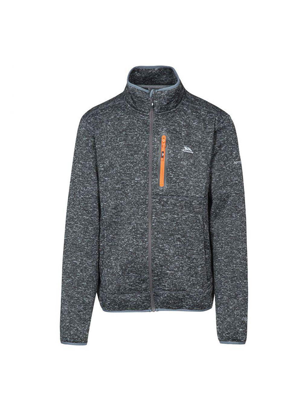 Antrasit Bingham - Fleece At300 Erkek Gri Polar Fermuarlı Sweatshirt