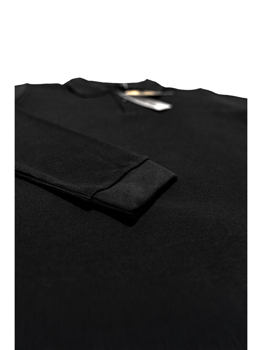 Siyah Kız Çocuk Okul Tarz %100 Pamuk T-Shirt -5-17 Yaş AG005-2