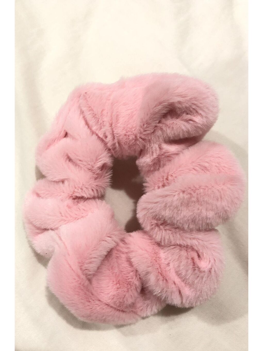 Pembe Soft Pelüş Simit Toka 2'li set-2