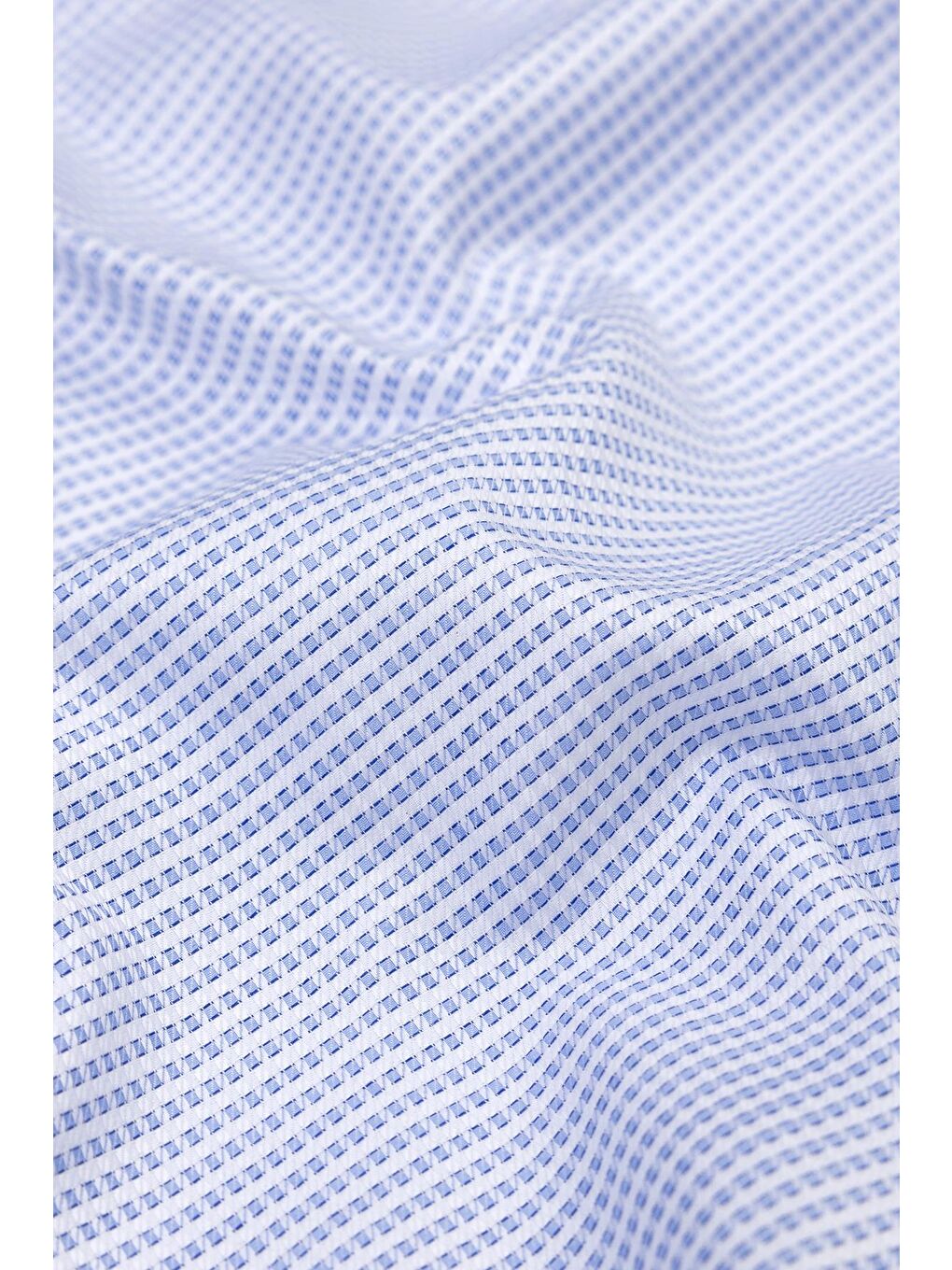 Sky Dobby Pamuklu Comfort Fit Açık Mavi Erkek Desenli Şort-4