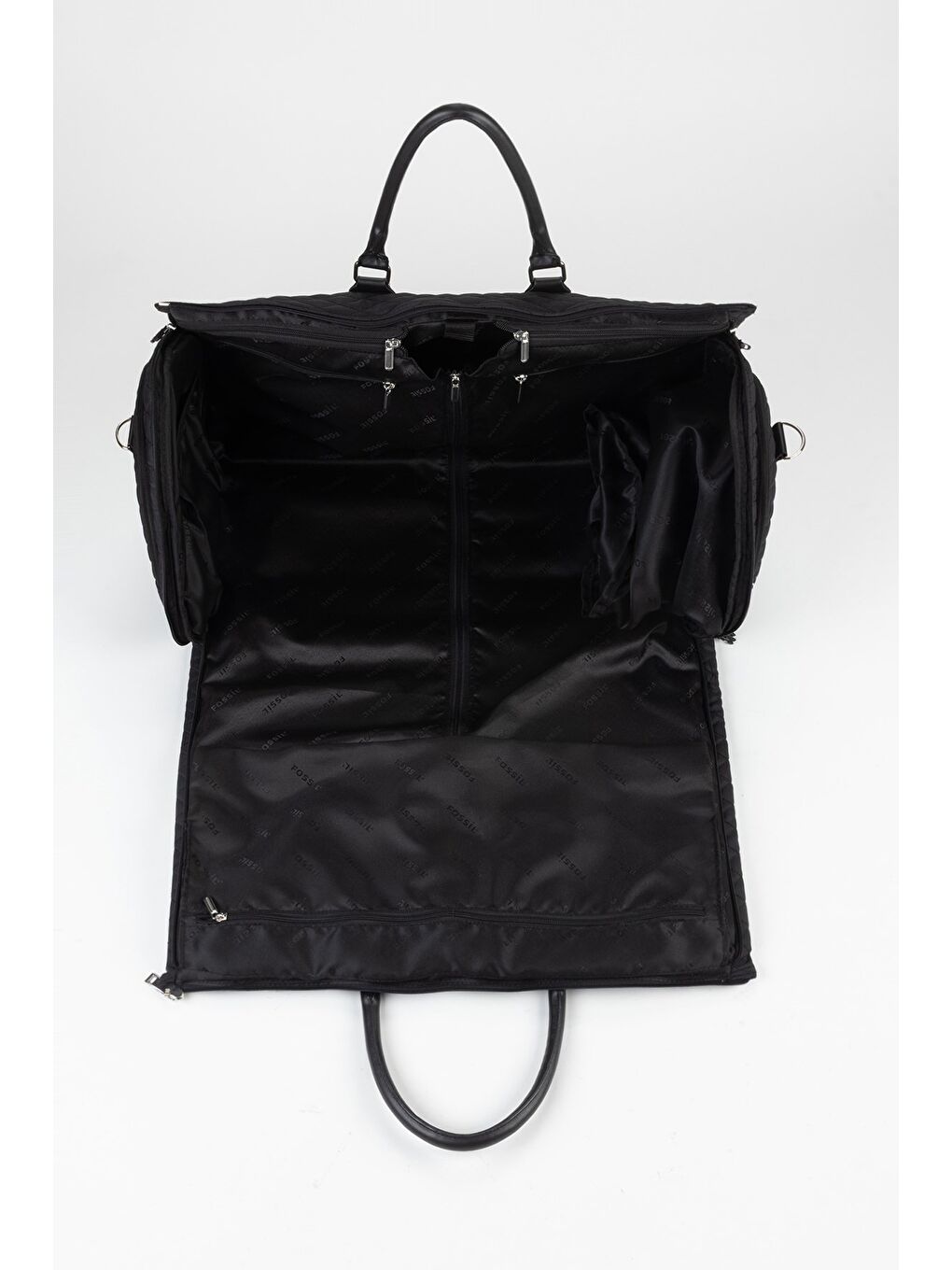 Unisex Siyah Özel Takım Elbise ve Ayakkabı Bölmeli Spor Seyahat Çantası El Valizi-3