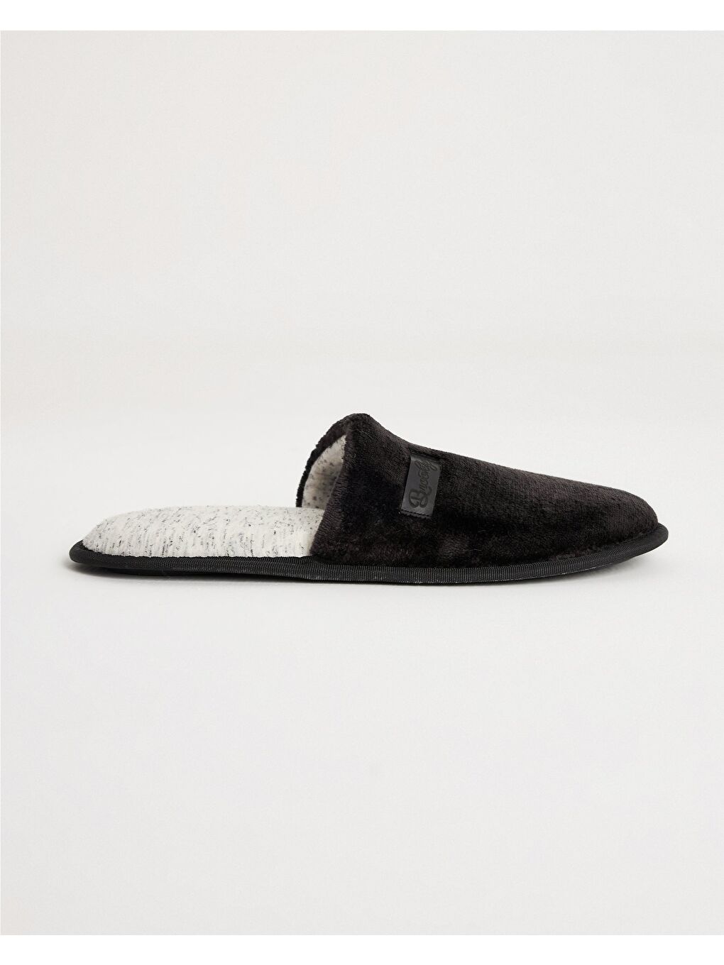 Erkek Kışlık Sıcak Tutan Siyah Gri Yumuşak Taban Ev Terliği -BROOKYLN-4
