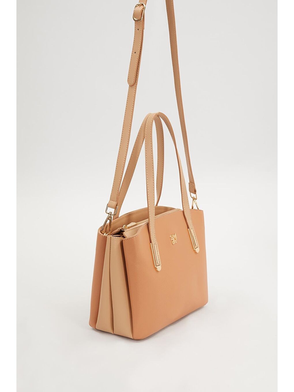 Bej Nude Kadın Omuz Çantası 930206-1