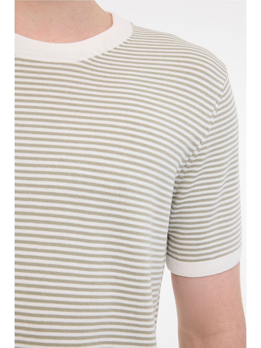 Yeşil ML JOE 11ITL903 5FX Mint Erkek Kısa Kol T-Shirt-3