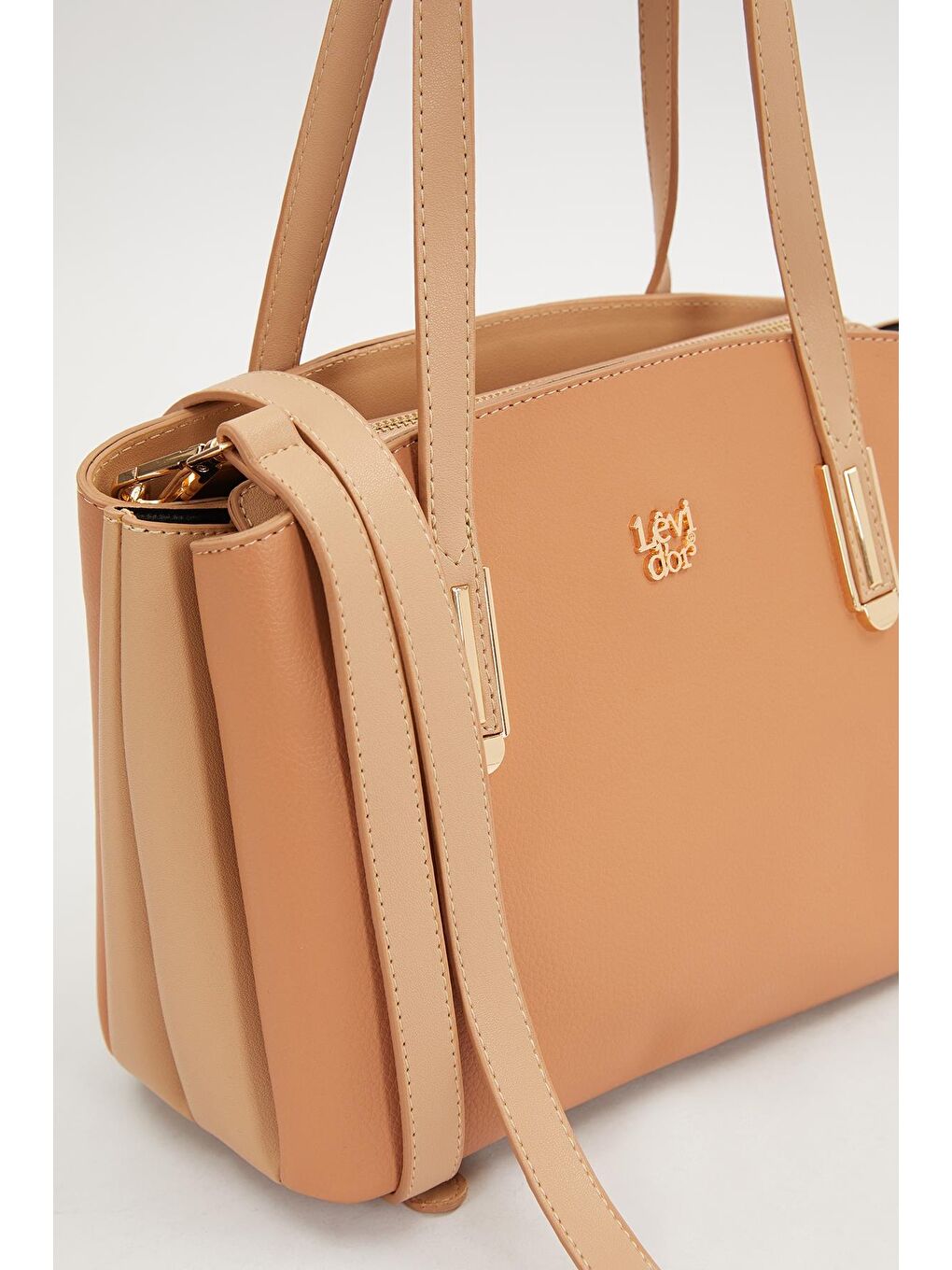 Bej Nude Kadın Omuz Çantası 930206-2