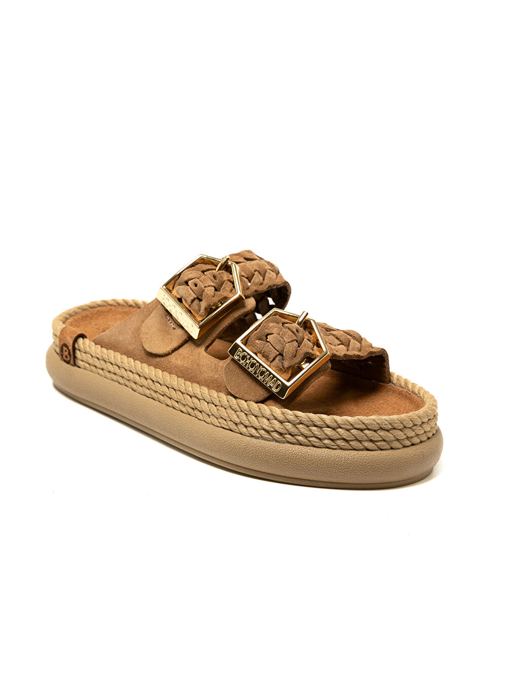 Kahverengi SYDOR12-00037 Sydney Örgü Kadın Terlik Latte-1