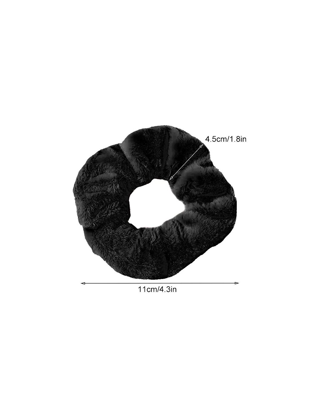 Beyaz Soft Pelüş Simit Toka 2'li set-3