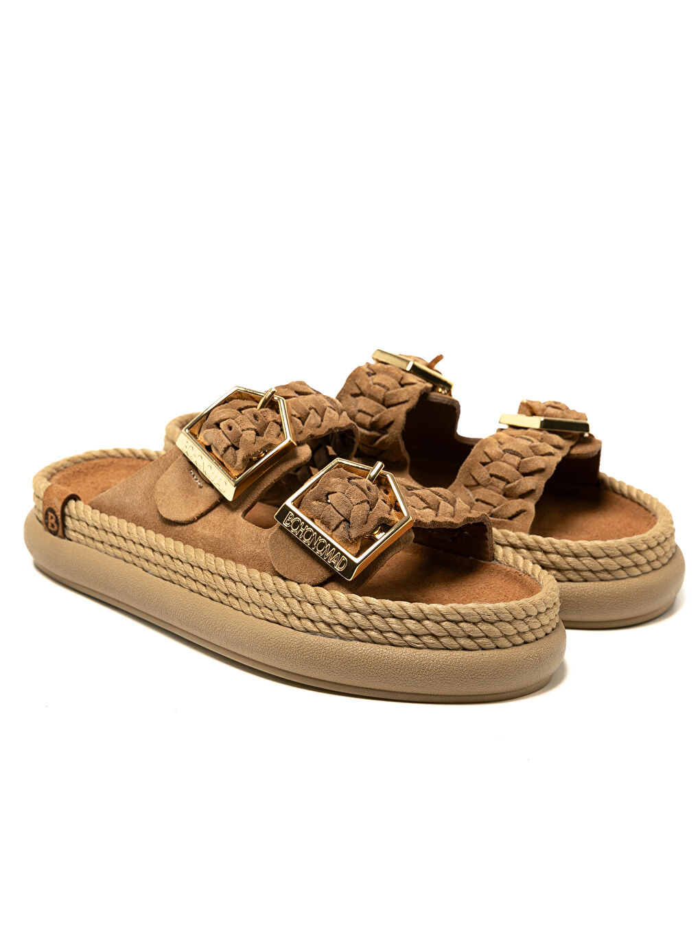 Kahverengi SYDOR12-00037 Sydney Örgü Kadın Terlik Latte-2