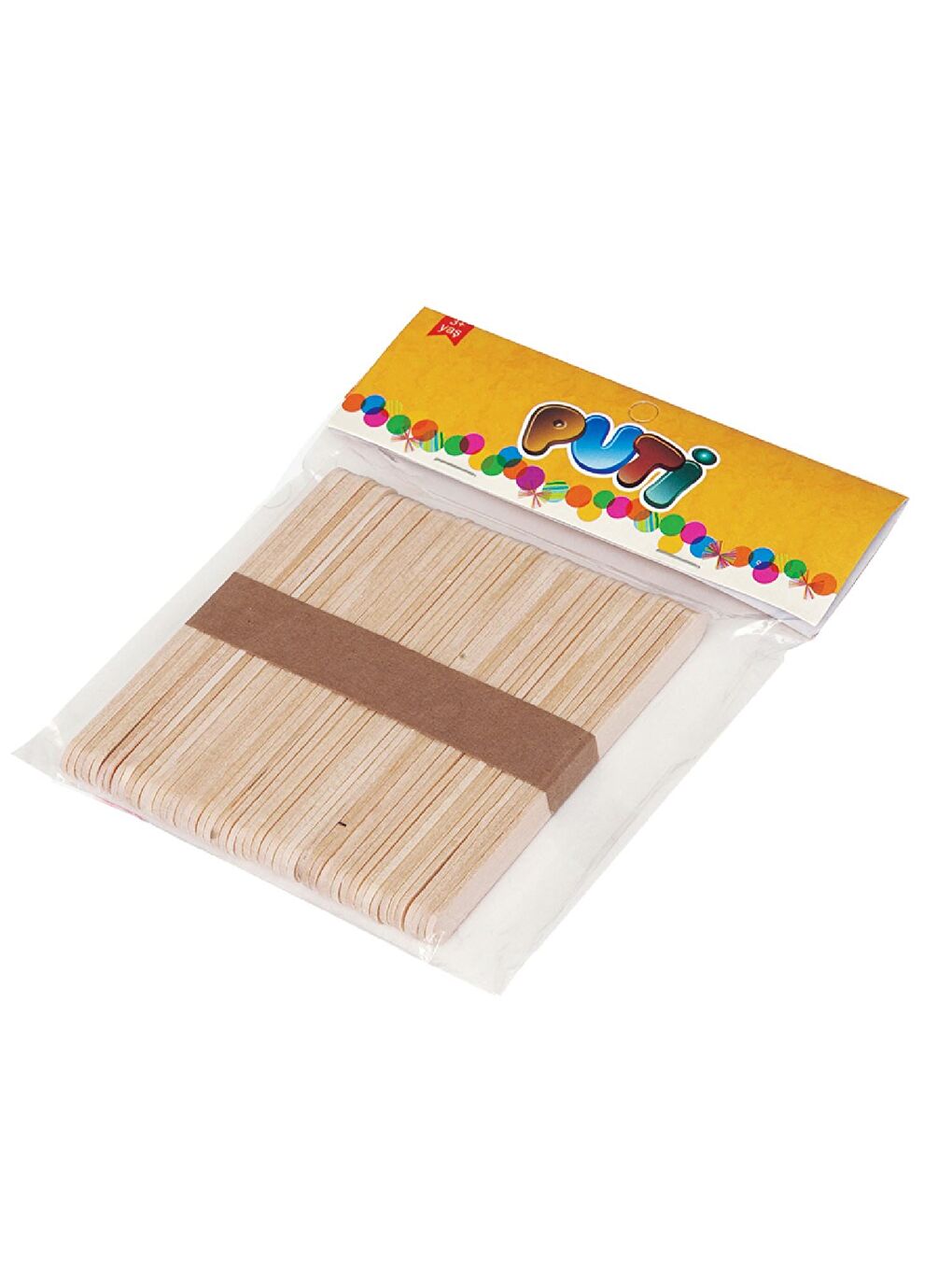 Natural Dar Ahşap Çubuk 50 Li Paket (KOD : 4599)