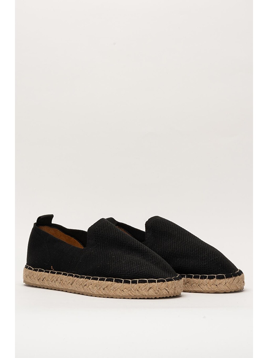 Siyah Unisex El Yapımı Triko Espadril Sİyah-2