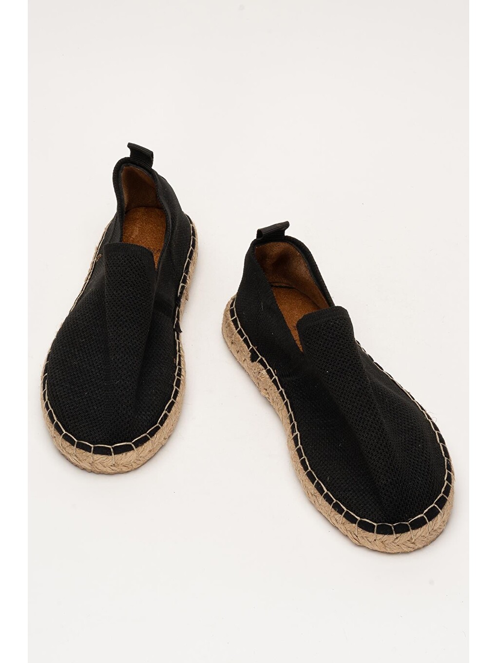 Siyah Unisex El Yapımı Triko Espadril Sİyah-5