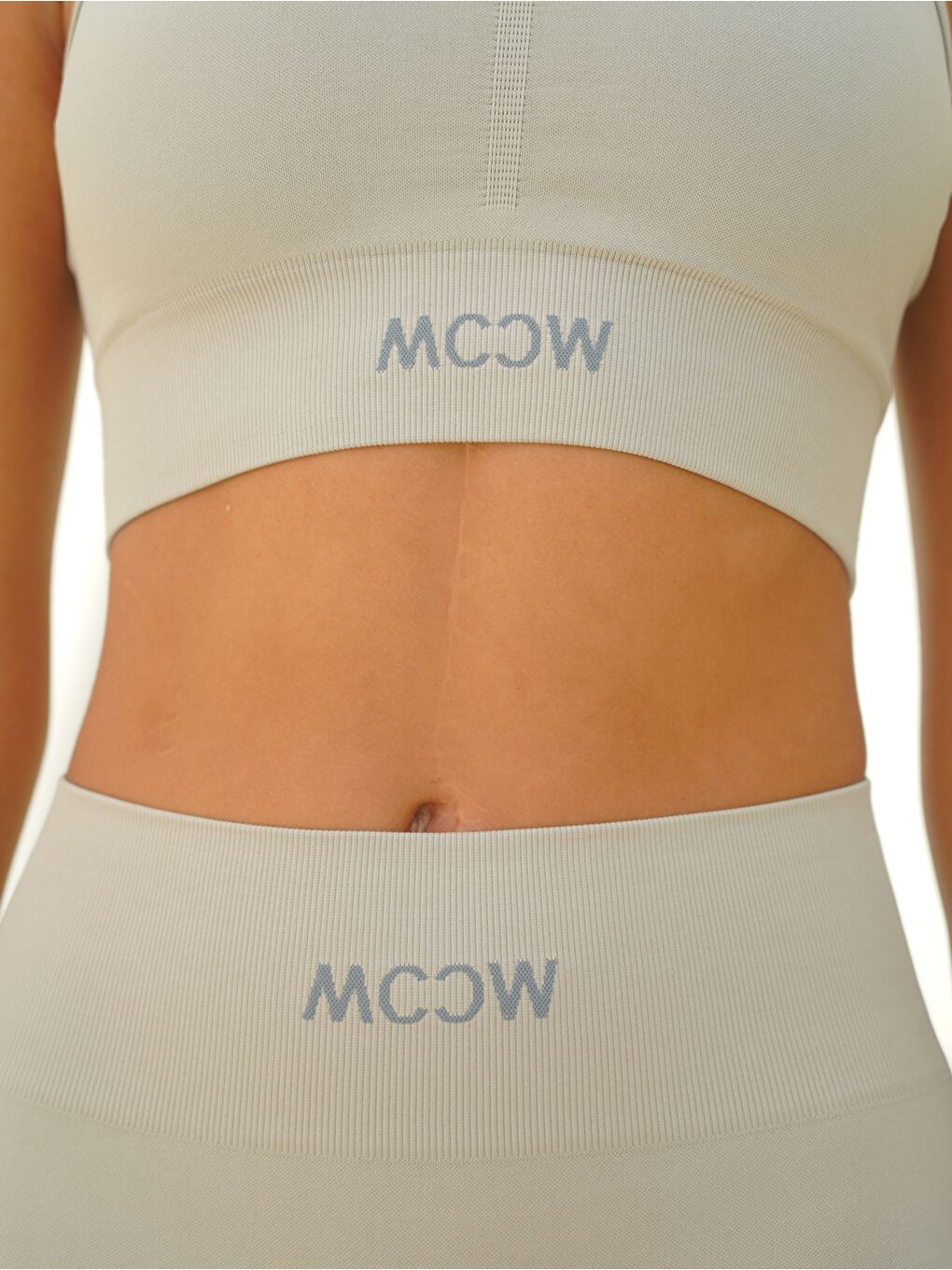 Bej Surya Taş Toparlayıcı Bilek Hizasında Tayt-3