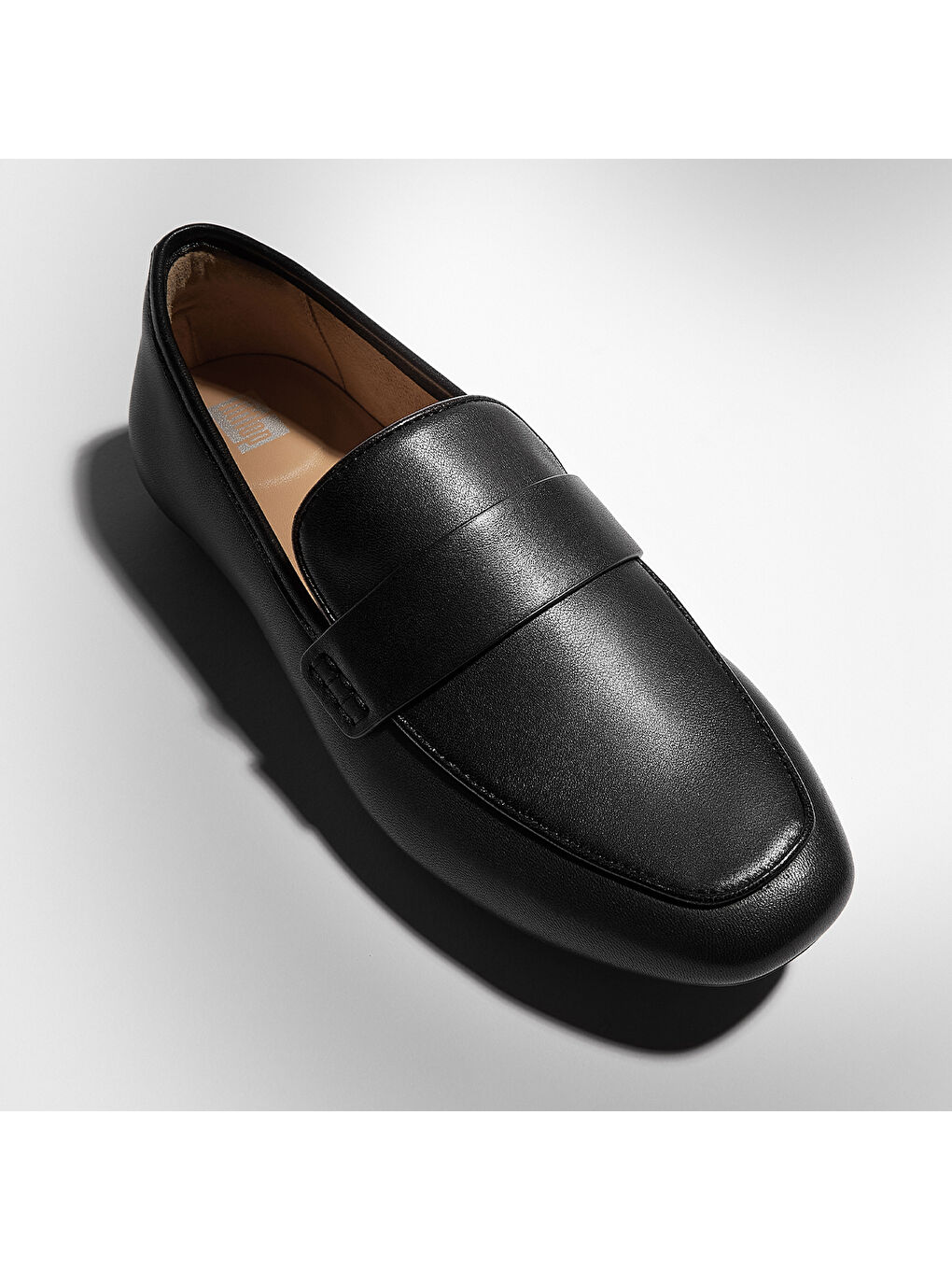 Siyah Kadın Klasik Ayakkabı HX9-001 DELICATO SOFT LEATHER LOAFERS Black-3