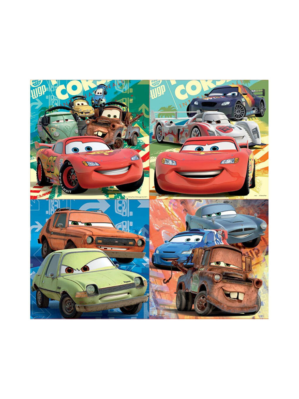 Çocuk Puzzle 12 16 20 25 Parça Progressive Cars 2 14942-1