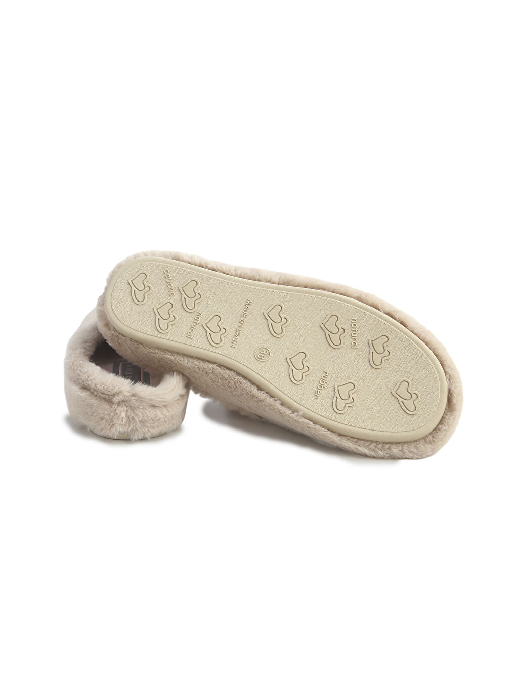 Bej Kadın Ev Terliği ANAI146-MK GROSETO Beige-Beige-4