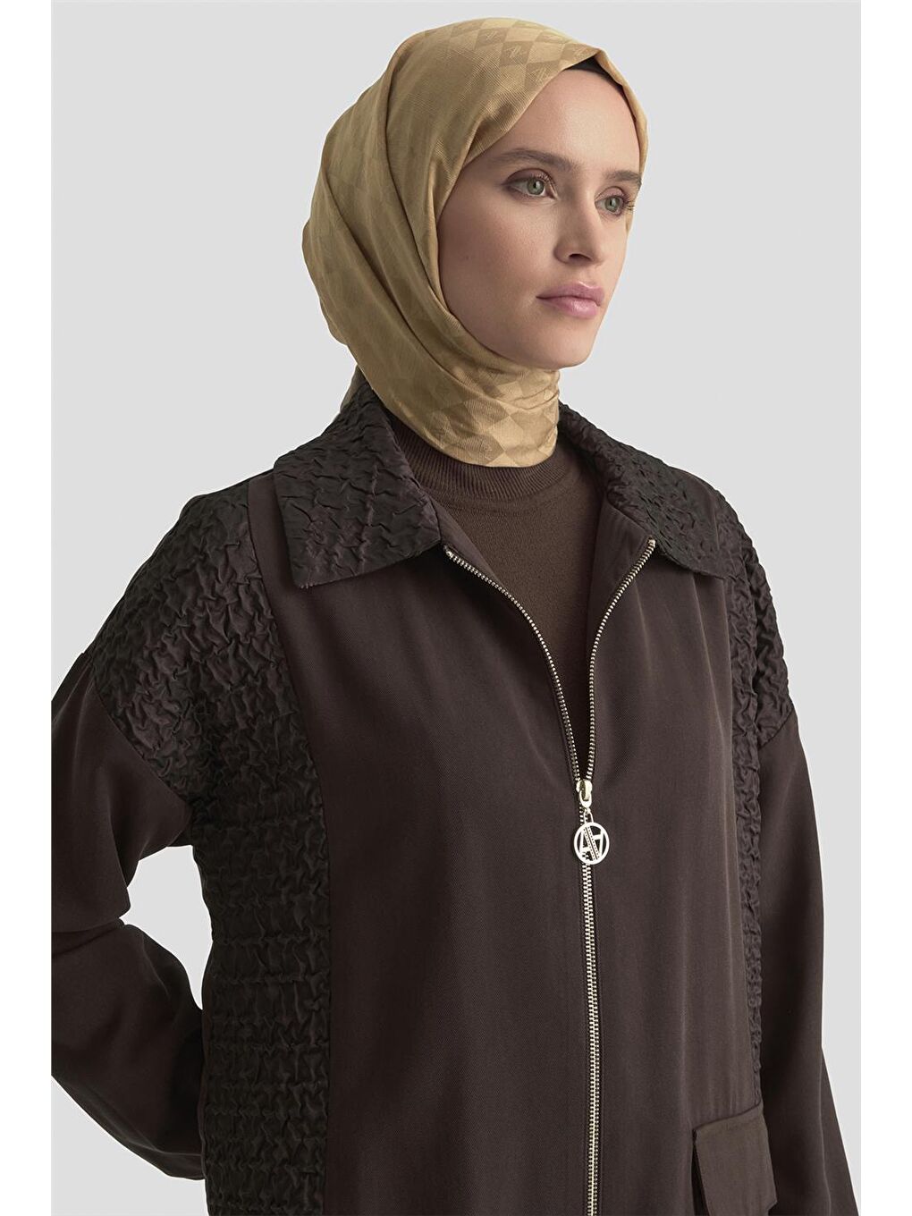 Jakarlı Takım 25Kd2102 Kahverengi-1