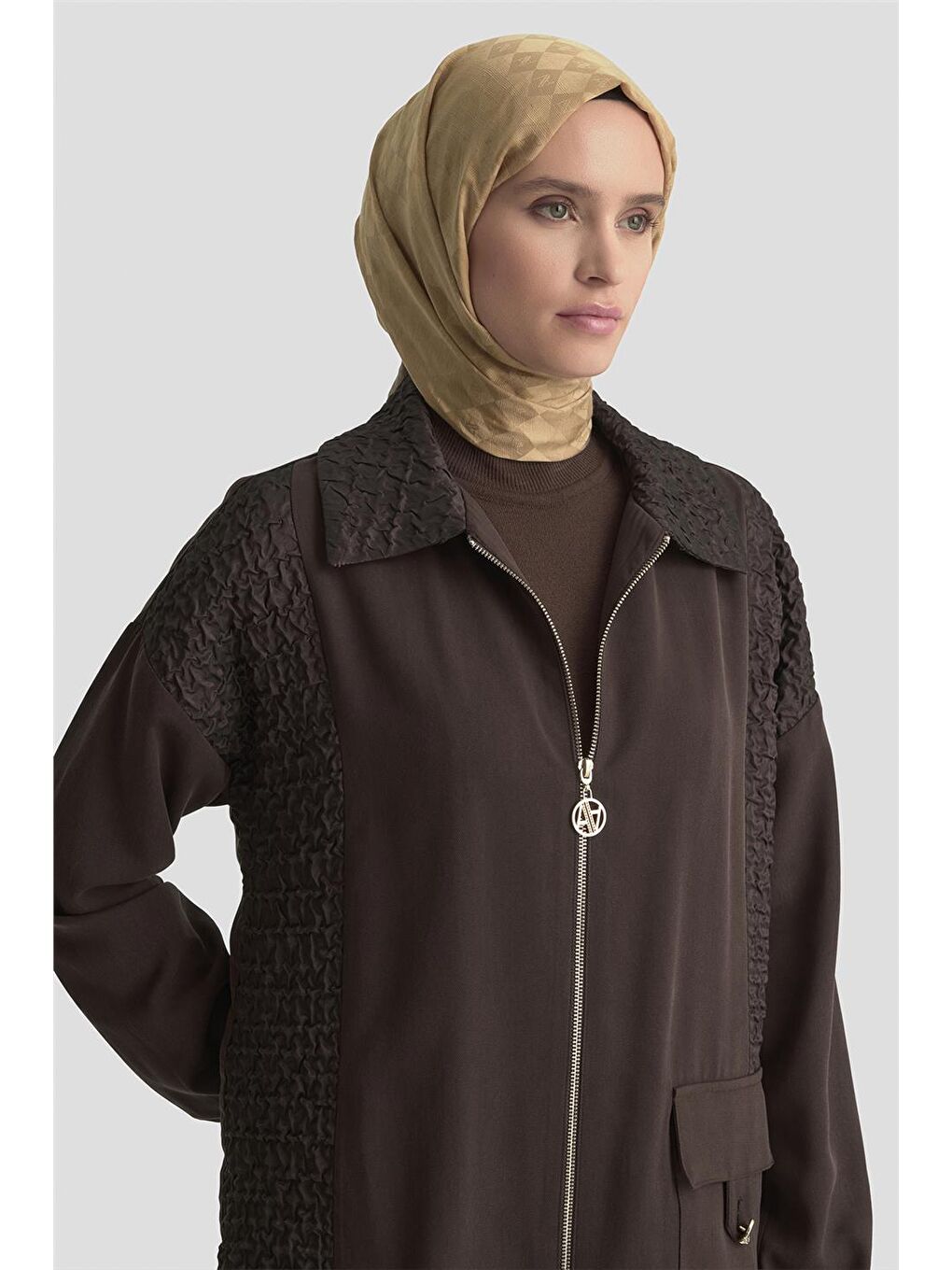 Jakarlı Takım 25Kd2102 Kahverengi-2