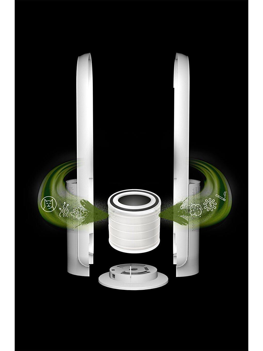 O-zone 9004H Hava Temizleyicisi (Bladeless Fan)-1