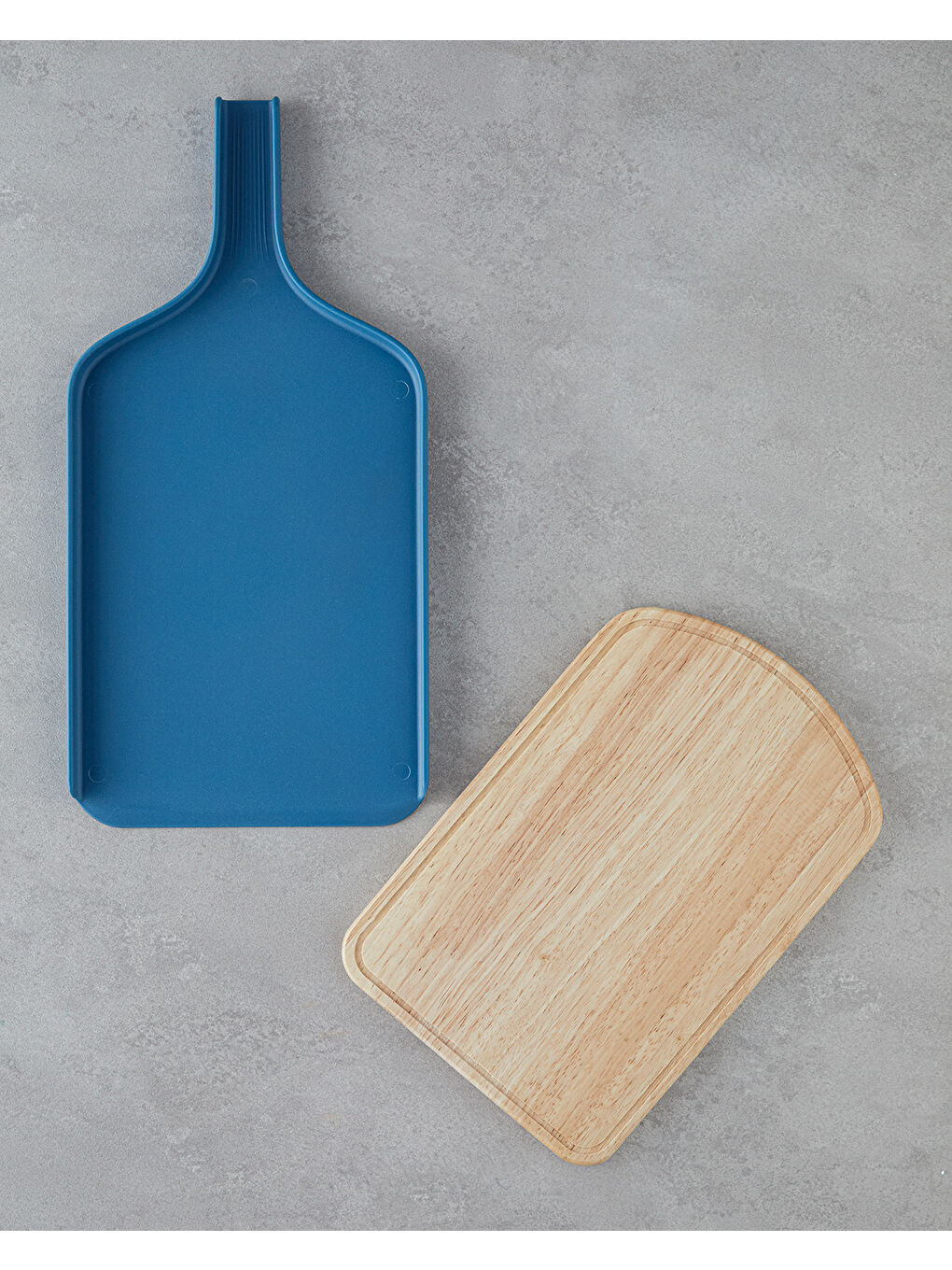 Maggy Ahşap Kesme Tahtası 30x20 cm Mavi-1