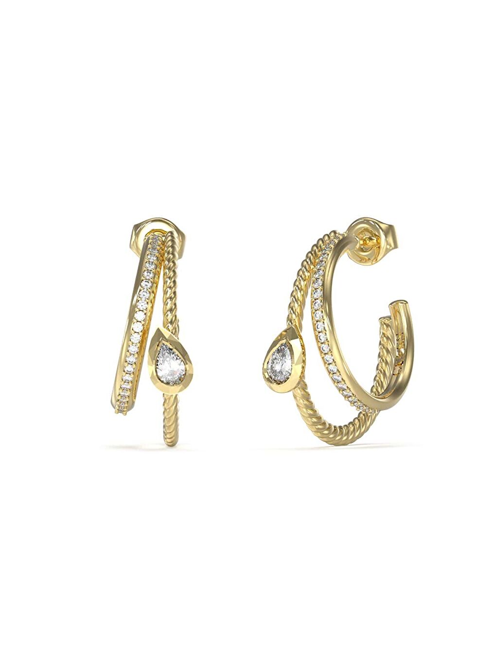 Sarı JGUJUBE05244JWYGTU Kadın Küpe