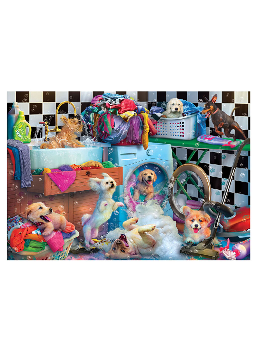 Puzzle 260 XL Parça Banyoda Eğlence 3347-1