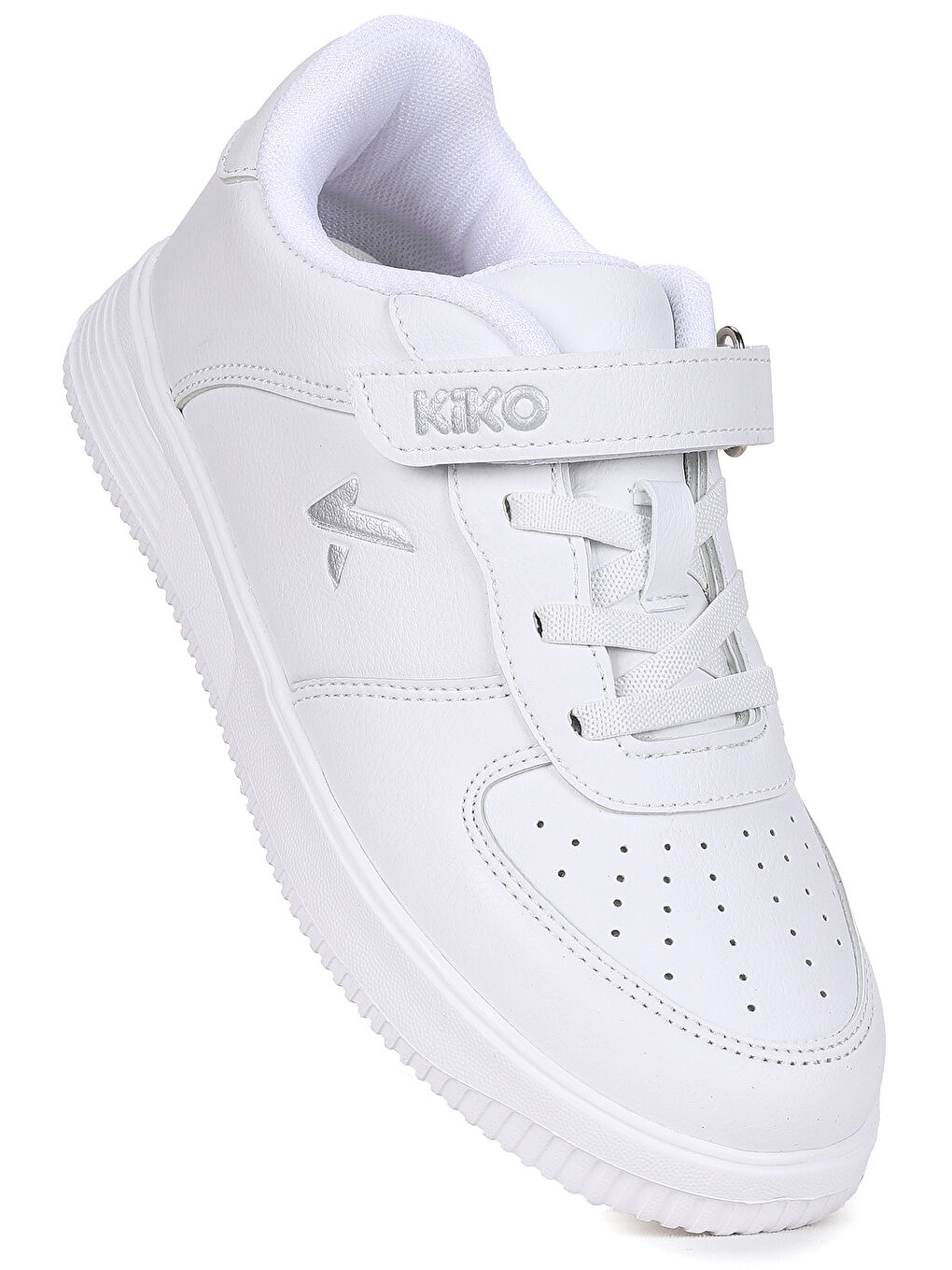 Beyaz Trick Cırtlı Faylon Taban Erkek Çocuk Spor Ayakkabı