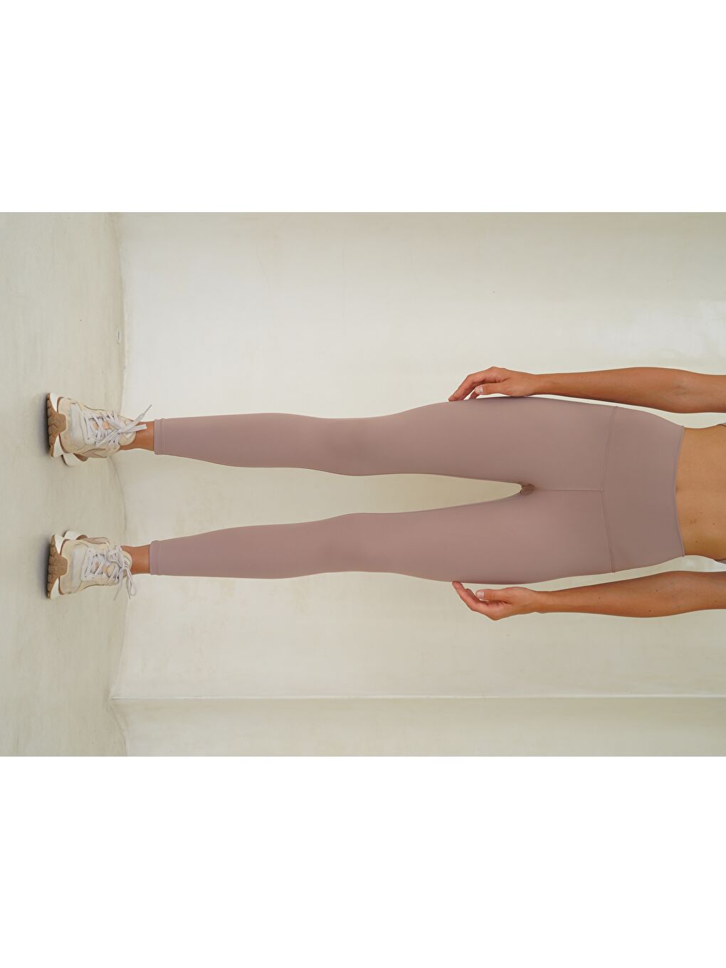 Pembe Fold Bilek Hizasında Somon Tayt-2